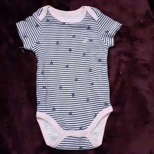 Sail Away! In This Pink & Blue Nautica Onesie